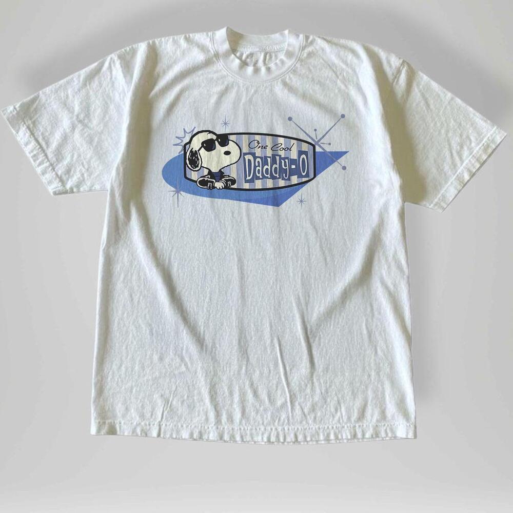 Style Peanuts One Cool Daddy-O Snoopy Graphic T-Shirt